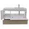 Modern Bathroom Vanity, Wall Mounted, 39
